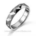 Best quality jewelry custom silver tungsten couple wedding ring